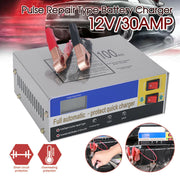 12V Automatic Car Battery Charger 30Amp ATV 4WD Truck Boat Caravan Mot ...