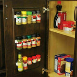 2/4/8x Kitchen Spice Gripper Strip Jar Rack Organiser Storage Holder Wall