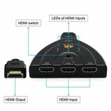 HDMI 4K Switch 3 In 1 out Switcher Selector Splitter Hub for 1080p HDTV