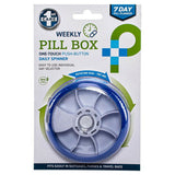 7-Day Pill Box Weekly Medication Organizer Container Medicine Holder Dispenser