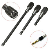 3PCS Screwdriver Kit Extension Quick Release 1/4 Hex Shank Holder Drill Bit Set