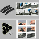 Bike Repair Multi Tool 16PCS Mountain Bicycle Puncture Saddle Bag Tyre Patches