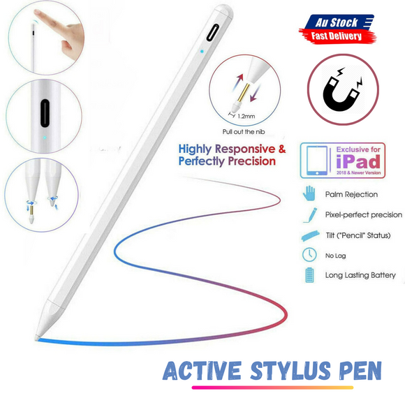 Stylus Pencil Pen for Apple iPad 6th/7th/8th/Mini 5th/Pro 11&12.9/Air 3rd Gen