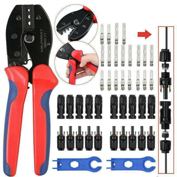 Solar Crimper MC4 PV Crimping Pliers Cable Terminals Tool Panel Cable Connector