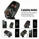 Wireless Bluetooth FM Transmitter LCD Car MP3 Player Handsfree Kit with USB/SD