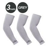 3 Pairs Cooling Sport Arm Stretch Sleeves Sun UV Protection Covers Cycling Golf