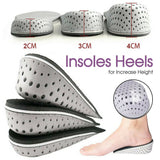 Insole Heel Lift Insert Shoe Pad Height Increase Cushion Elevator Taller Unisex