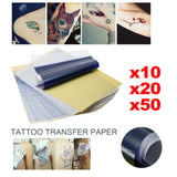 10/20/50x Tattoo Stencil Transfer Paper Thermal Carbon Tracing Copier Kit