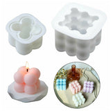 DIY Candles Mould Soy Wax Candle Mold Aromatherapy Candle 3D Silicone Moulds