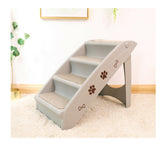 Pet Stairs Ramp Steps Portable Foldable Climbing Ladder Soft Washable Dog Cat