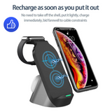 3in1 Wireless Charging Dock Station Charger For Apple Watch iPhone 12 11 Pro