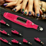 24File Electric Nail Drill Bits Tool Kit Machine Acrylic Manicure Art Pen Shaper