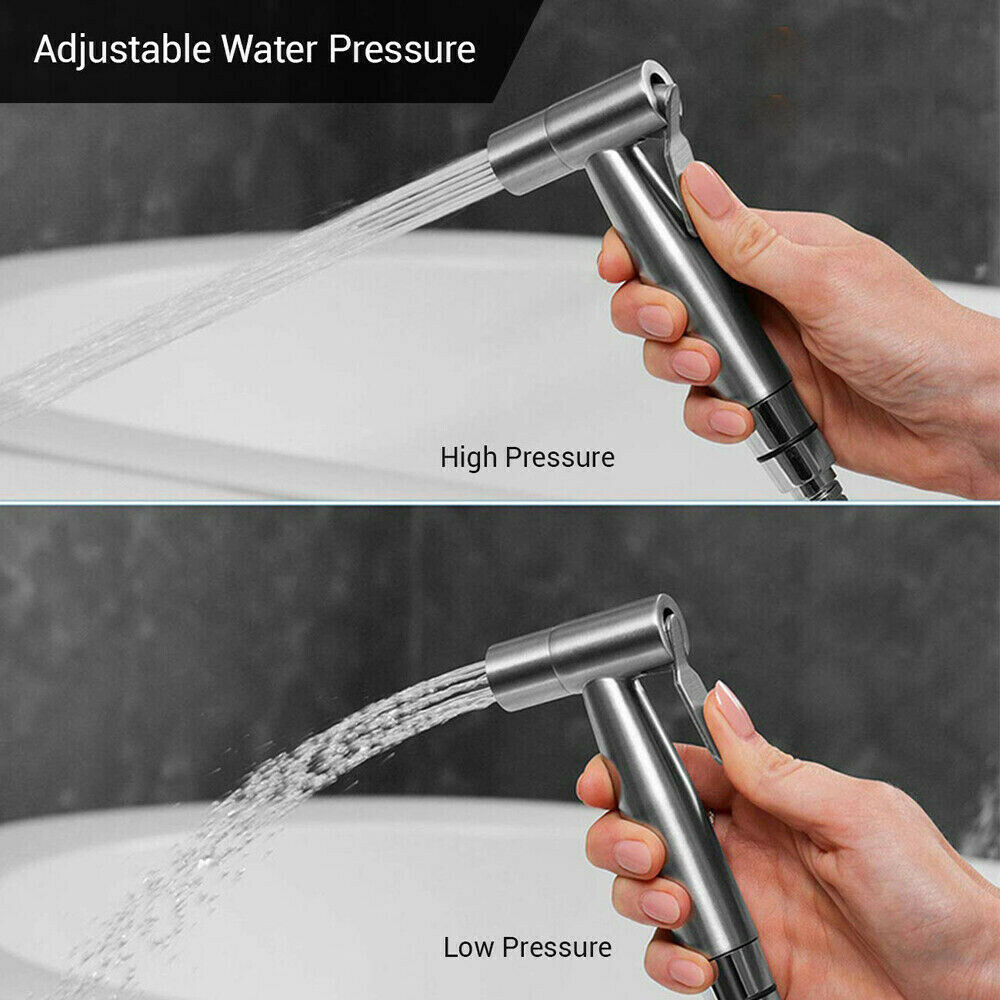 Stainless Steel Handheld Douche Bidet Toilet Spray Shower Shattaf Dive ...