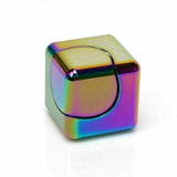 Aluminum Cube ADHD Hand Spinner Square Tri EDC Fidget EDC Toy Bearing Autism