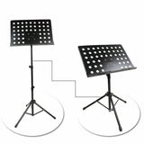 Adjustable Music Stage Stand Heavy Duty Metal Music Sheet Conductor Folding