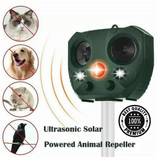 Solar Powered Ultrasonic Animal & Pets Repeller Motion Sensor Bird Rat Possum