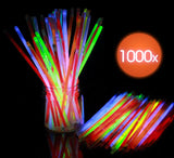 100-1000pcs Color Mixed Glow Sticks Party Glowsticks Bracelets Light No Flame