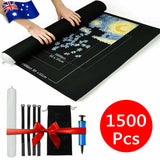1500 PCS Jigsaw Puzzle Roll Mat Puzzle Storage Saver Pad Toys with Inflator Tool