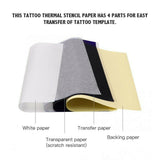 10/20/50x Tattoo Stencil Transfer Paper Thermal Carbon Tracing Copier Kit