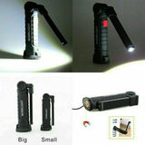 Rechargeable COB LED Hand Torch Flashlight Work Light Cordless Magnetic