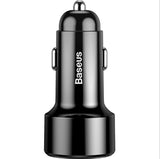 Baseus 6A 45W Fast USB Car Charger For Samsung S20 S10 Note20 10 iPhone X 11 12