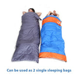 -10°C Double Outdoor Camping Sleeping Bag Hiking Thermal Winter 220x150cm