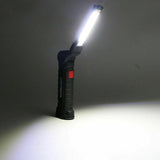 Rechargeable COB LED Hand Torch Flashlight Work Light Cordless Magnetic