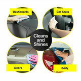 10PCS Handy Hardware Microfibre Cleaning Cloth Automotive Home 30cm x 30cm