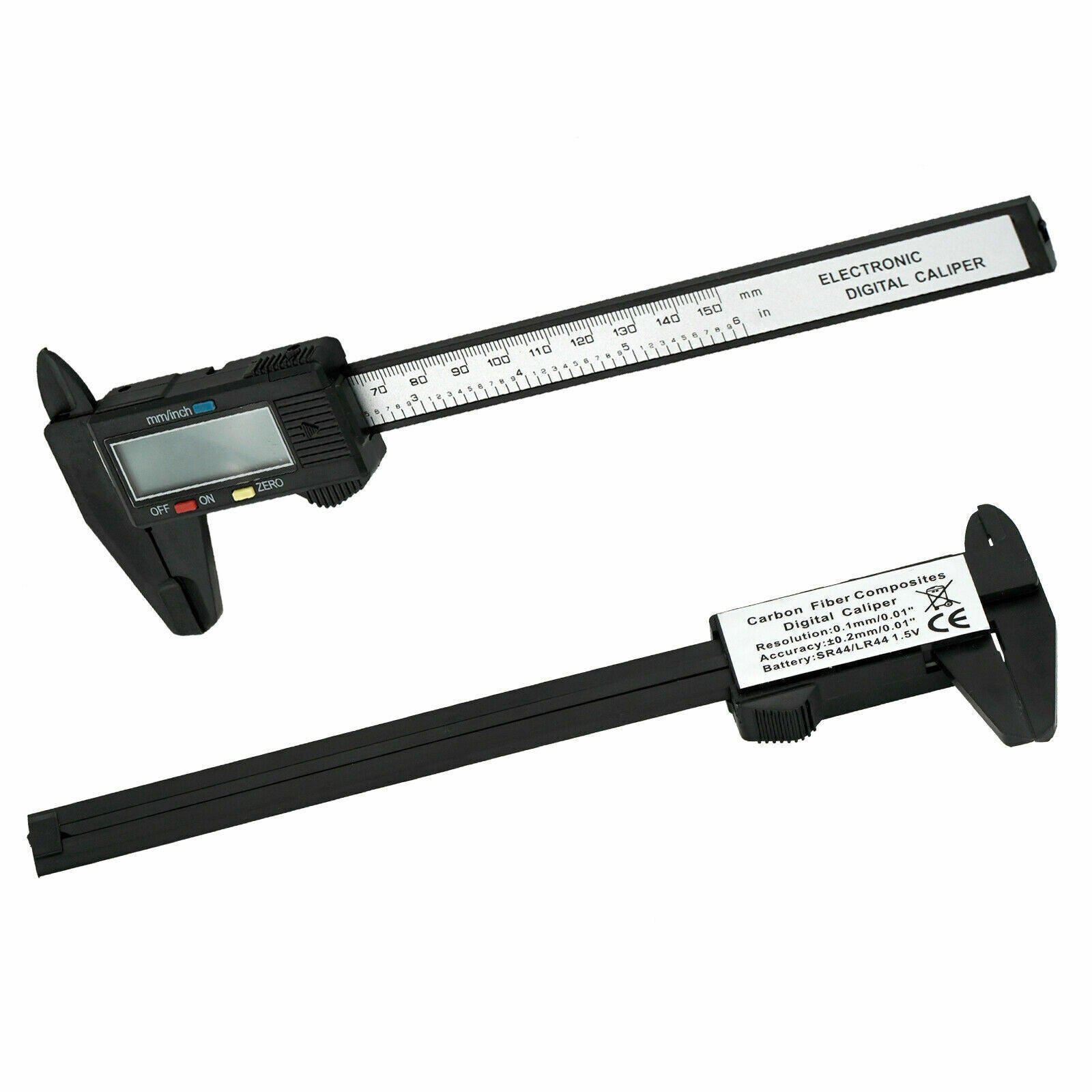 0-150mm 0.5mm Vernier Caliper Double Scale Plastic... – Grandado