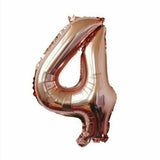 100cm Rose Gold Foil Balloon Number Helium Jumbo Balloons Wedding Party Birthday