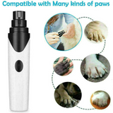 Electric Pet Nail Clippers Nail File Cat Claw Grooming Nail Grinder Trimmer Kit