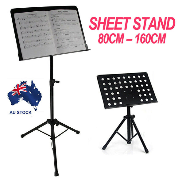 Adjustable Music Stage Stand Heavy Duty Metal Music Sheet Conductor Folding