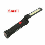 Rechargeable COB LED Hand Torch Flashlight Work Light Cordless Magnetic