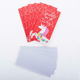 24Pcs Gift Card Money Wallet Christmas Holder Pocket Gift 8.2cm x 15.8cm