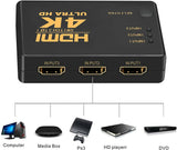 4K 1080P 5 Port HDMI HDTV Auto Switch Switcher Selector Splitter Hub iR Remote