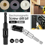 Magnetic Pivot Drill Bit Holder Steel Impact Pivoting Swivel Screw Drill Bits