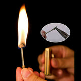 Fire Starter Lighter Waterproof Flint Match Metal Keychain Camping Survival BDA