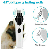 Electric Pet Nail Clippers Nail File Cat Claw Grooming Nail Grinder Trimmer Kit
