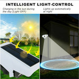 Sensor Solar Outdoor Camera LED Light Fake Security CCTV Cam with Motion