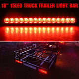 15 LED Tail Lights UTE STOP Brake Indicator Reverse Slim Strip RV Trailer Light