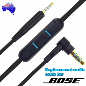 Cable Remote Mic Control AUX For Bose QuietComfort 25 35 QC25 QC35 Headphone