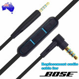 Cable Remote Mic Control AUX For Bose QuietComfort 25 35 QC25 QC35 Headphone