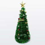 96cm Pop Up Christmas Tree Tinsel Artificial Collapsible Xmas Tree