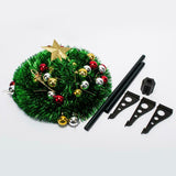 96cm Pop Up Christmas Tree Tinsel Artificial Collapsible Xmas Tree