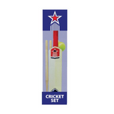 Cricket Set Size 5 with Wickets and Tennis Ball Game Sport 6pc