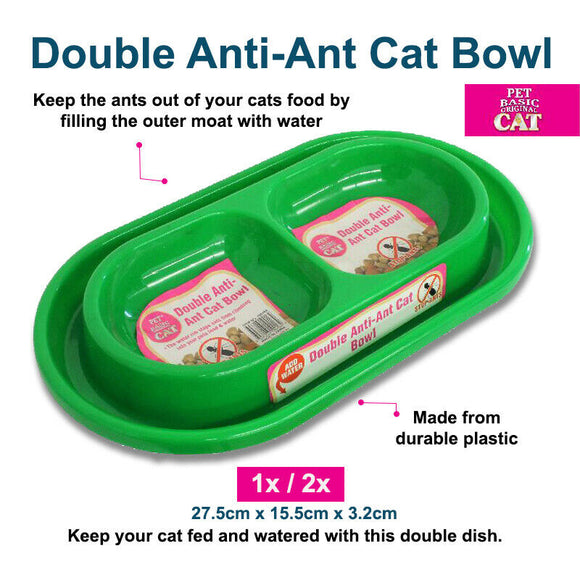 Interactive Dish Slow Slip Cat Anti-Ant Gulp Pet Cat Food Healthy Feed Bowl