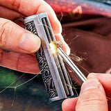 Fire Starter Lighter Waterproof Flint Match Metal Keychain Camping Survival BDA