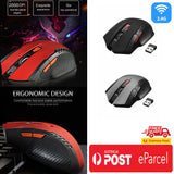 2.4GHz 6D 2000 DPI USB Wireless Optical Gaming Mouse Laptop Desktop PC Led Mice