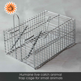 1PCS Rat Cage Trap Humane Live Animal Catcher No Poison Mouse Mice Pest Control
