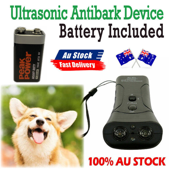 Ultrasonic Anti Bark Device - Dog Barking Control Repeller & Trainer Tool (UK Design)